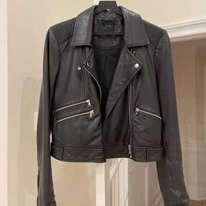 Joe’s Jeans Collection 100% Lamb Skin Leather Moto Jacket - Small